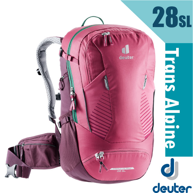 【德國 Deuter】Trans Alpine 28 SL 自行車背包.後背包/3200121 莓紅✿30E010
